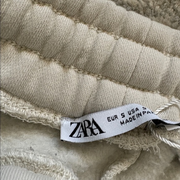 Zara Cozy Cream Sweatpants - Picture 10 of 13